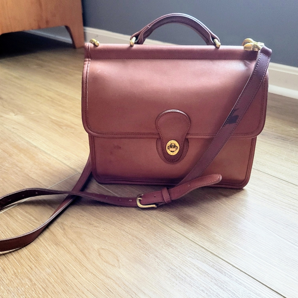 Vintage Coach British Tan Willis 9927